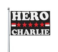 Siamo Charlie Kirk Bandiere Banner bifacciali Bandiera da giardino Bandiere stagionali classiche Cartelli per esterni Decorazione da giardino Decorazione per balcone 3x5 piedi