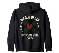 Siamo diventati più Vecchi ma eravamo Ancora Giovani - Elder Emo Felpa con Cappuccio