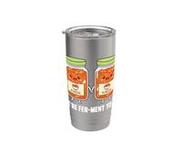 Siamo Fer-Ment per essere Kimchi Coreano Cibo Corea Kimchi Amante Bicchiere termico in acciaio inox doppia parete