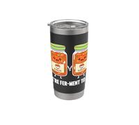 Siamo Fer-Ment per essere Kimchi Coreano Cibo Corea Kimchi Amante Bicchiere termico in acciaio inox doppia parete