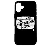 Siamo i media ora la libertà di parola Custodia per iPhone 16 Plus