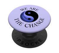 SIAMO IL CAMBIAMENTO CON IL SIMBOLO YIN YANG PopSockets PopGrip Adesivo