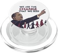 Siamo il cambiamento ispiratore presidente Obama PopSockets PopGrip per MagSafe