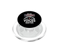 Siamo indivisibili insieme Le nostre voci contano PopSockets PopGrip per MagSafe