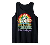 Siamo Insieme Come ostaggi Bunny Cartoon Divertente Canotta