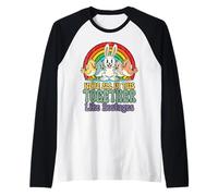 Siamo Insieme Come ostaggi Bunny Cartoon Divertente Maglia con Maniche Raglan