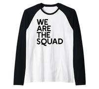 Siamo LA Squadra Meme Rashida Tlaib AOC Ilhan Omar Pressley Maglia con Maniche Raglan