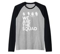 Siamo LA Squadra Rashida Tlaib AOC Ilhan Omar Pressley Meme Maglia con Maniche Raglan