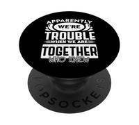 Siamo nei guai quando siamo insieme Besties BFF Best Friend PopSockets PopGrip Adesivo