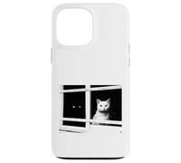 Siamo noi. Due gatti, una finestra. Una coppia purrfetta. Custodia per iPhone 13 Pro Max