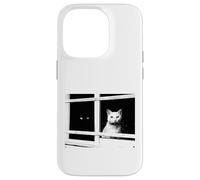 Siamo noi. Due gatti, una finestra. Una coppia purrfetta. Custodia per iPhone 14 Pro