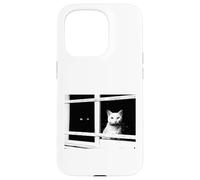 Siamo noi. Due gatti, una finestra. Una coppia purrfetta. Custodia per iPhone 15 Pro