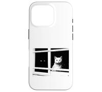 Siamo noi. Due gatti, una finestra. Una coppia purrfetta. Custodia per iPhone 16 Pro
