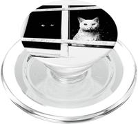 Siamo noi. Due gatti, una finestra. Una coppia purrfetta. PopSockets PopGrip per MagSafe