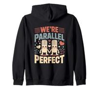 Siamo Parallel Perfetto Carino Coppia Matematica Amore Felpa con Cappuccio