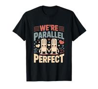 Siamo Parallel Perfetto Carino Coppia Matematica Amore Maglietta