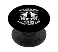 Siamo più che semplici amici a cavalcare, siamo come un piccolo PopSockets PopGrip Adesivo