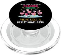 Siamo più che semplici amici insegnanti Flamingo Funny PopSockets PopGrip per MagSafe