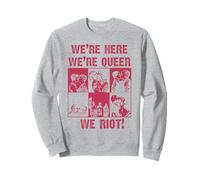 Siamo qui Siamo Queer We Riot Felpa