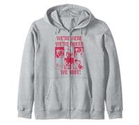 Siamo qui Siamo Queer We Riot Felpa con Cappuccio