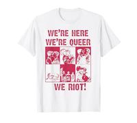 Siamo qui Siamo Queer We Riot Maglietta