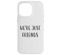 Siamo solo amici Idea divertente White Lie Party Custodia per iPhone 14 Pro Max
