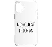 Siamo solo amici Idea divertente White Lie Party Custodia per iPhone 16 Plus
