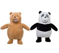 SIAMO SOLO ORSI We Bare Bears COPPIA 2 PELUCHE 20cm Grizzly e Panda ORIGINALI