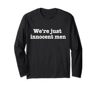 Siamo Solo Uomini innocenti/Funny Saying Design Maglia a Manica