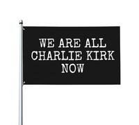 SIAMO TUTTI CHARLIE KIRK ORA Bandiera 3x5 piedi Striscione da giardino per esterni