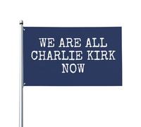 SIAMO TUTTI CHARLIE KIRK ORA Bandiera 3x5 piedi Striscione da giardino per esterni