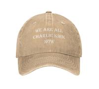 Siamo Tutti Charlie Kirk Ora Cappello da Uomo Cappelli da Baseball Divertenti Regali di Compleanno per Uomini Naturali