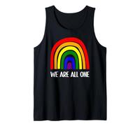 Siamo Tutti Una Cosa Sola Rainbow Pride Equality Unity Design Canotta