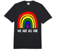 Siamo Tutti Una Cosa Sola Rainbow Pride Equality Unity Design Comfort Colors Adult Heavyweight T-Shirt