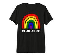 Siamo Tutti Una Cosa Sola Rainbow Pride Equality Unity Design Maglietta Premium