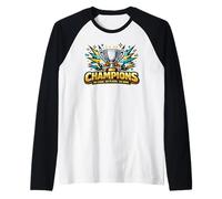 Siamo VENUTI. Abbiamo GIOCATO. Abbiamo Vinto, Team Victory Maglia con Maniche Raglan