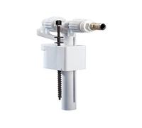 SIAMP 92545, Rubinetto galleggiante silenzioso, ingresso laterale 95 l, chiusura idraulica, livello dell'acqua regolabile, nipplo 3/8° in ottone nichelato, campo di funzionamento da 0,5 a 16 bar