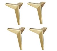 SIAMZYWV Set di 4 gambe per mobili, gambe moderne per divano triangolare, piedini diamantati per divano, armadio, armadio, ricambio, 10 cm/13 cm/15 cm/17 cm