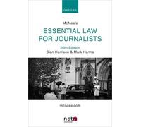Sian Harrison Mark Hanna McNae's Essential Law for Journalists (Tascabile)