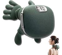 Siasoo Original 4D massaggiatore riscaldante bionico, massaggiatore Shiatsu portatile senza fili per collo e schiena, massaggio elettrico dei tessuti profondi 4D, design simulato della mano umana