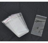 siaura Material - 200x autoadesivo BUSTINA PLASTICA 8X4CM