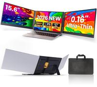 Siaviala P7 2026 Nuovo Schermo Estensibile per Computer Portatile, Triplo Schermo Portatile Ultra Leggero da 15,6 con Display IPS FHD 1080P - Nouvo