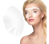Sibba 100 pezzi di protezione per gli occhi usa e getta in plastica visiera protettiva per il viso per microblading permanente, estensioni delle ciglia, cataratta, chirurgia per occhi e sopracciglia