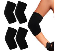 Sibba Fascia di compressione per gomito, 2 paia di maniche di supporto per il gomito, ideale per il tennis, gomito da sollevamento pesi, protezione del gomito per la protezione sportiva e il sollievo