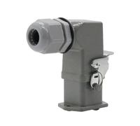 SIBBLE Connettore for carichi Pesanti 4 Pin (3+1) 5 Pin (4+1) 6 Pin (5+1) 8 Pin (7+1) Connettore for Canale Caldo con Spina Aeronautica 005-1 a Gomito (Color : 4core)
