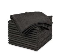 Sibel Asciugamano In Microfibra Black 12 Pezzi 45 X 85 Cm - Accessorio
