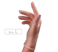 Sibel Guanti in vinile Grande, per confezione 100 pezzi
