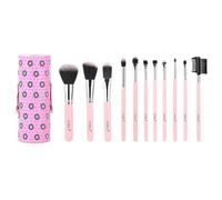 SIBEL KIT 11 PENNELLI PROFESSIONALI PER TRUCCO MAKE-UP E VISO PINK FLAMINGO