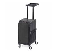 Sibel RollerCoaster Carrello Per Parrucchieri Con Sgabello Nero