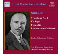 Sibelius Jean - Sinfonia N.4, Una Saga, Finlandia,